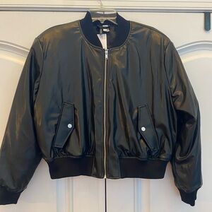 Divided by H&M Vegan Faux Leather Jacket - NWT